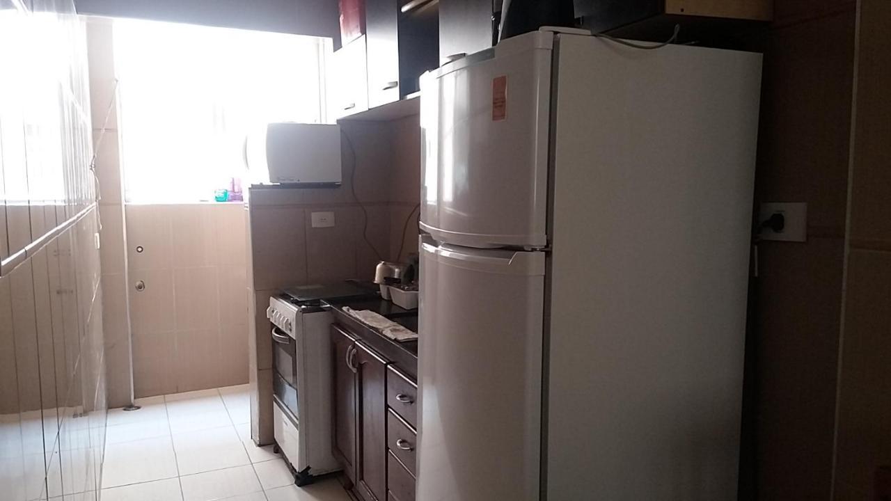 Perto da praia São Vicente Apartamento Exterior foto
